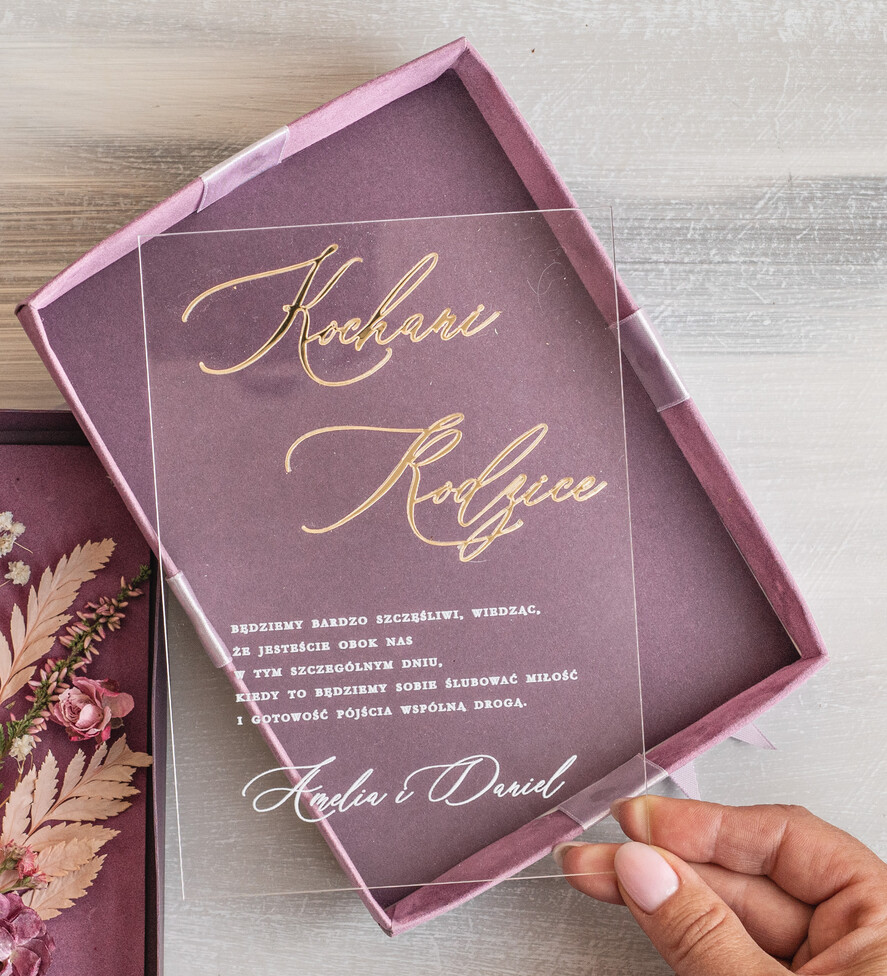 Zaproszenia dla Rodziców  zaproszenia dla Rodziców  welurowe pudełko dla rodziców zaproszenia dla rodziców wyjątkowe zaproszenia dla rodziców na ślub zaproszenie ze zdjęciem dla rodziców 12