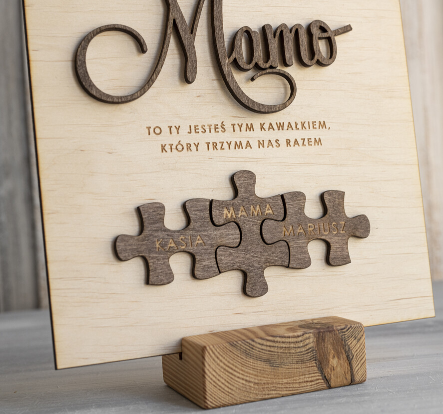 Prezenty dla Mamy ramki, puzzle, ramki na zdjęcia  wyjątkowy prezent na dzień mamy, super prezent dla mamy wyjątkowa tabliczka na dzień matki, tabliczka z życzeniami dla Mamy, prezent na Dzień Mamy1