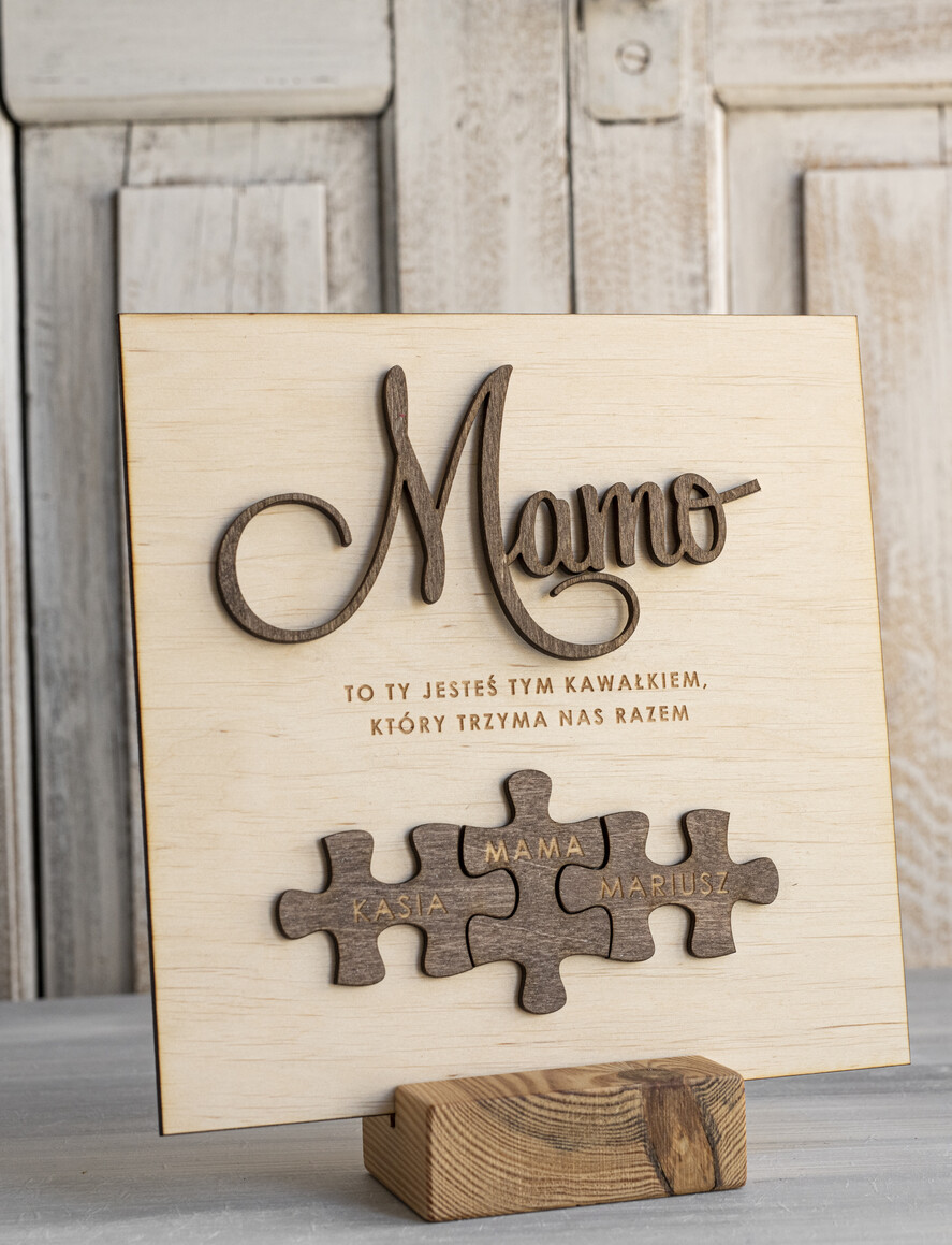 Prezenty dla Mamy ramki, puzzle, ramki na zdjęcia  wyjątkowy prezent na dzień mamy, super prezent dla mamy wyjątkowa tabliczka na dzień matki, tabliczka z życzeniami dla Mamy, prezent na Dzień Mamy2