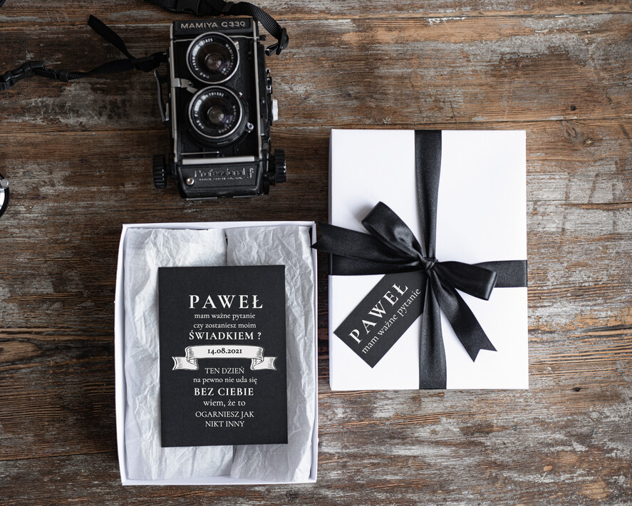Prezenty dla świadków boxy prezentowe dla Świadka   Pomysł na Prezent czy zostaniesz moim świadkiem Spinki do Mankietów Pytanie do Świadka Oryginalna Flaszka,  pytanie o świadkowanie 4