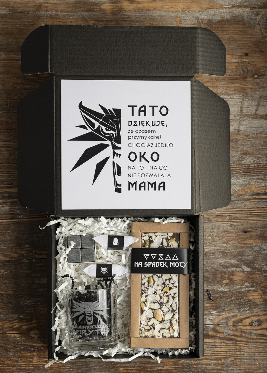 Prezenty dla Taty dzien ojca zestawy dla Taty prezent z okazji dnia Ojca, pudełko prezentowe na dzień Ojca, tematyczne prezenty dla Taty na urodziny, wyjątkowe prezenty dla Taty z wilkiem0