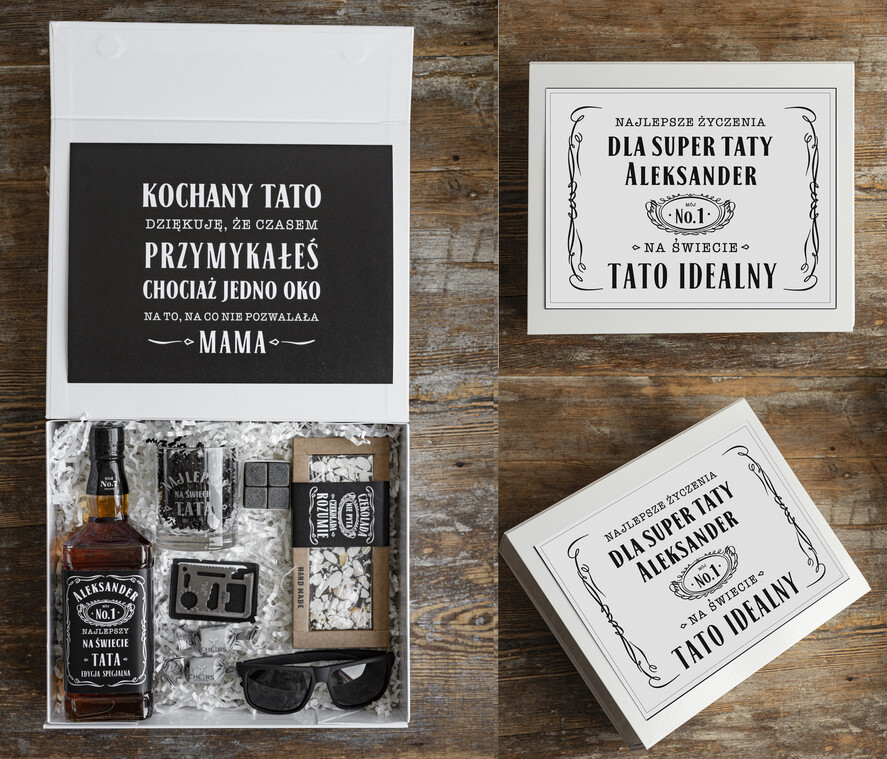 Prezenty dla Taty dzien ojca zestawy dla Taty  pomysł na prezent dla Taty na urodziny, zestaw prezentowy na dzień Ojca, grawerowana szklanka, fajny pomysł na prezent dla Taty, personalizowane prezenty0