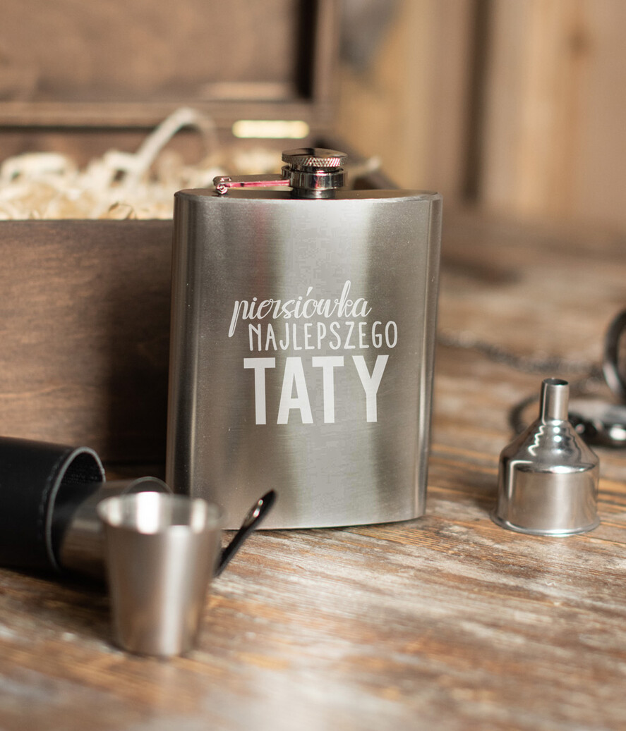Prezenty dla Taty dzien ojca zestawy dla Taty prezenty z okazji dnia Taty piersiówka z dedykacją, prezent dla Taty z okazji urodzin 5
