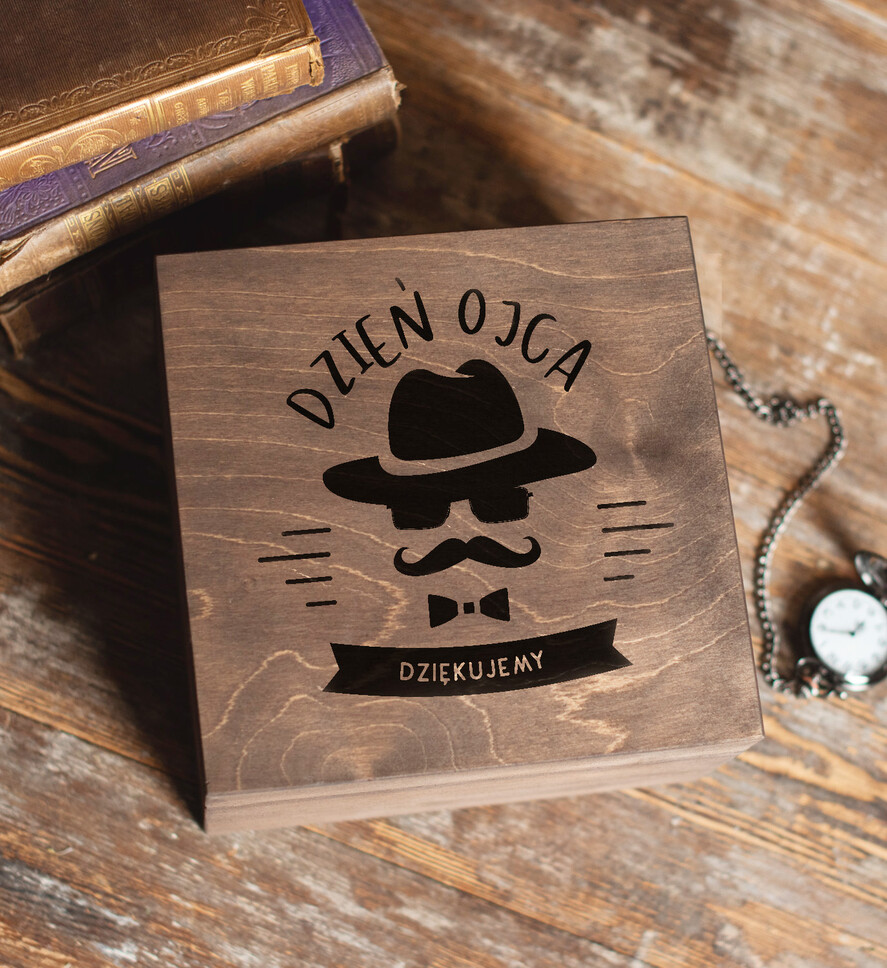 Prezenty dla Taty dzien ojca zestawy dla Taty kufel w drewnianej skrzynce prezent z okazji dnia taty  1