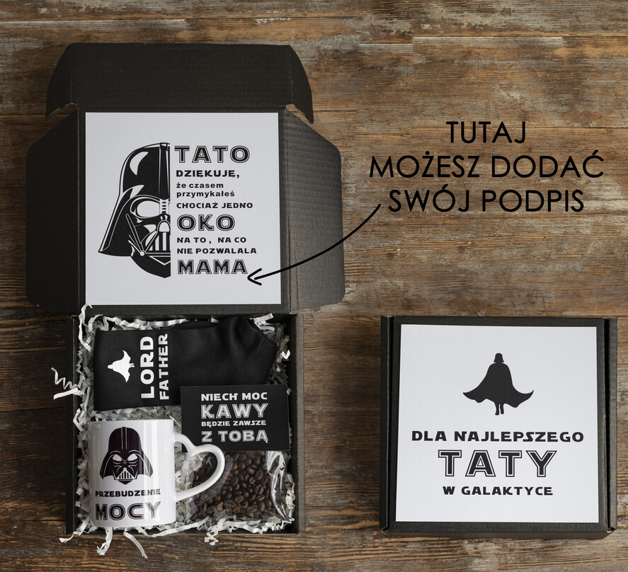 Prezenty dla Taty dzien ojca zestawy dla Taty prezent z okazji dnia Ojca, pudełko prezentowe skarpetki LORD FATHER, tematyczne prezenty dla Taty na urodziny  3