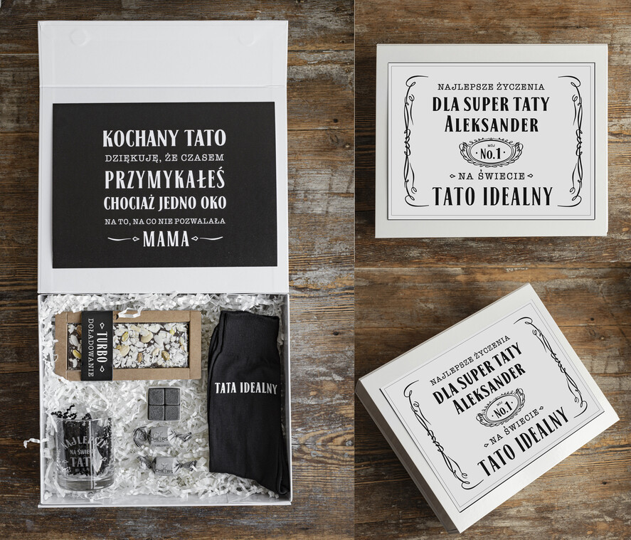 Prezenty dla Taty dzien ojca zestawy dla Taty pomysł na prezent dla Taty na urodziny, zestaw prezentowy na dzień Ojca, grawerowana szklanka, fajny pomysł na prezent dla Taty, personalizowane prezenty0