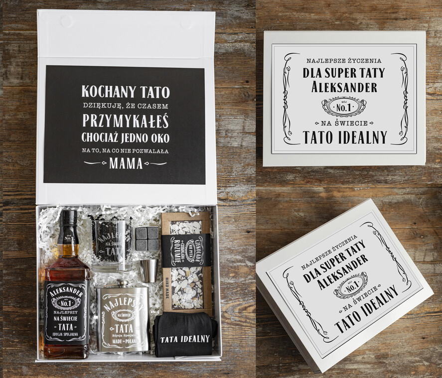 Prezenty dla Taty dzien ojca zestawy dla Taty pomysł na prezent dla Taty na urodziny, zestaw prezentowy na dzień Ojca, grawerowana szklanka, fajny pomysł na prezent dla Taty, personalizowane prezenty0