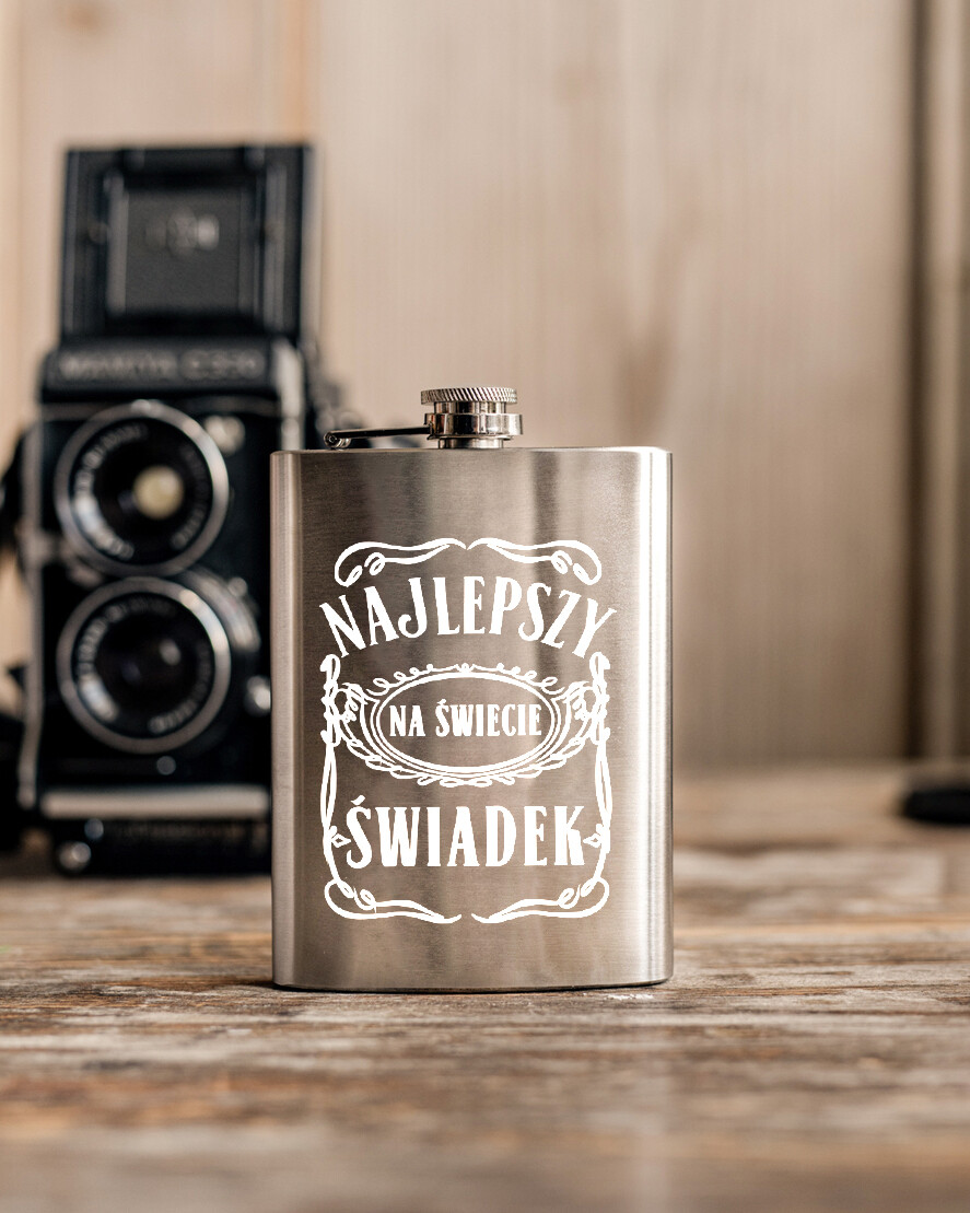 Prezenty dla świadków  gadżety dla świadka  Piersiówka Pomysł na Prezent czy zostaniesz moim świadkiem ? Pytanie do Świadka Piersiówka, Pomysł na pytanie o świadkowanie 0