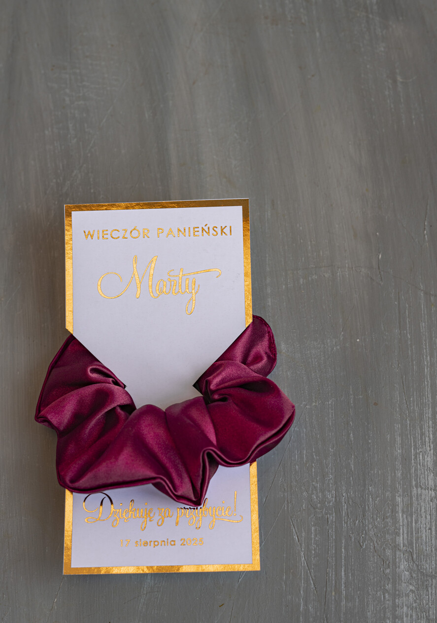 wieczór Panieński podziękowania za wieczór panieński gumka do włosów prezent na wieczór panieński, Scrunchies podziękowania za wieczór panieński, upominek dla przyjaciółek na wieczorze panieńskim 0