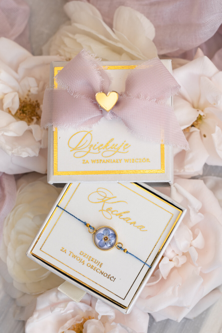 wieczór Panieński podziękowania za wieczór panieński podziękowanie za wieczór panieński- bransoletka z niezapominajką Bransoletki dla Twojego Team Bride3