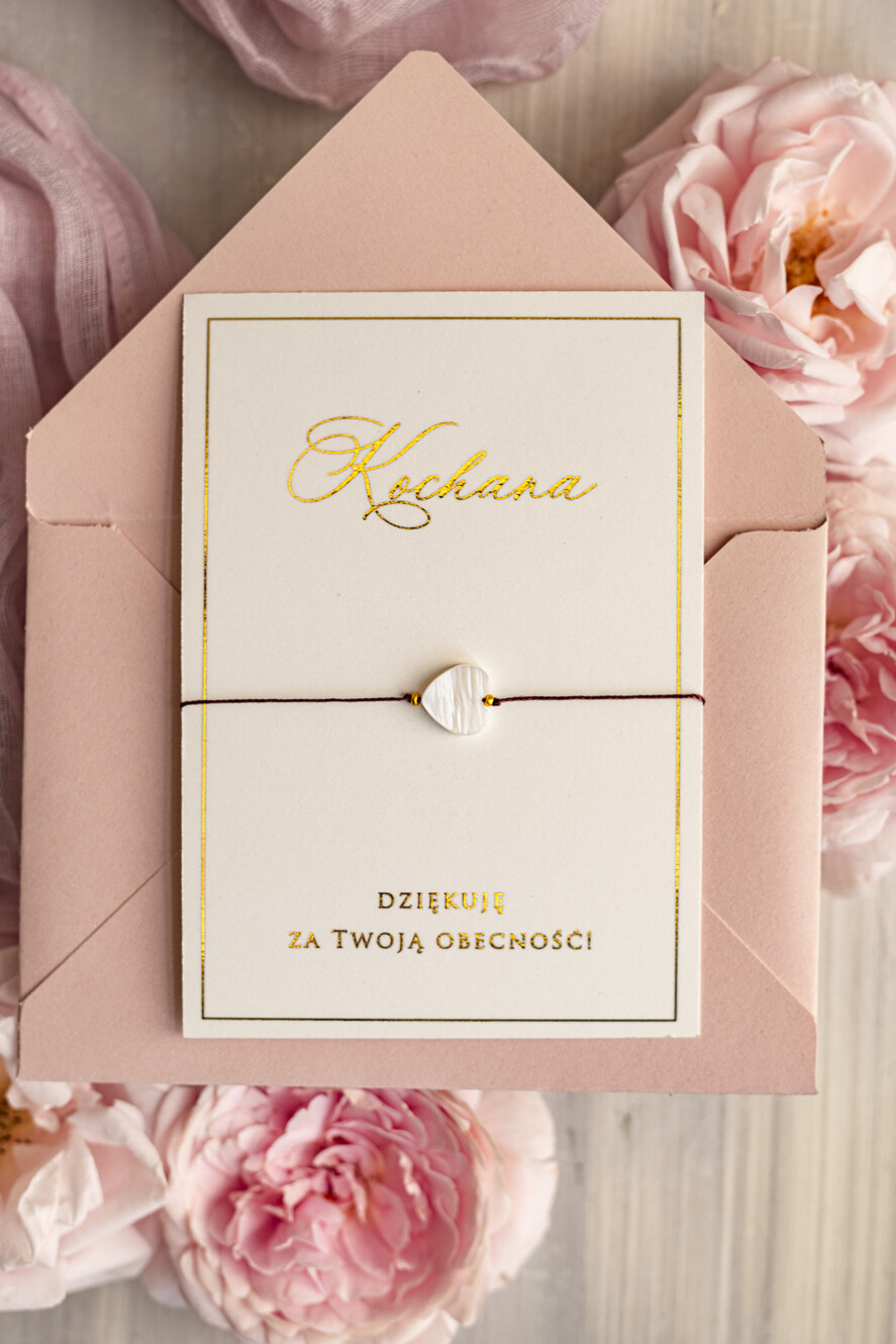 wieczór Panieński podziękowania za wieczór panieński podziękowanie za wieczór panieński- bransoletka z serduszkiem z may perłowej Bransoletki dla Twojego Team Bride upominek dla przyjaciólki0