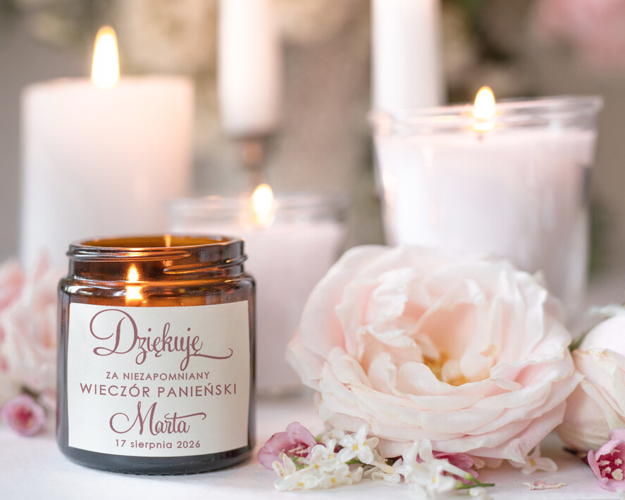 wieczór Panieński podziękowania za wieczór panieński pachnąca świeczka prezent na wieczór panieński, podziękowania za wieczór panieński, super prezenty dla przyjaciółek na wieczorze panieńskim, upominki na wieczór panieński 0