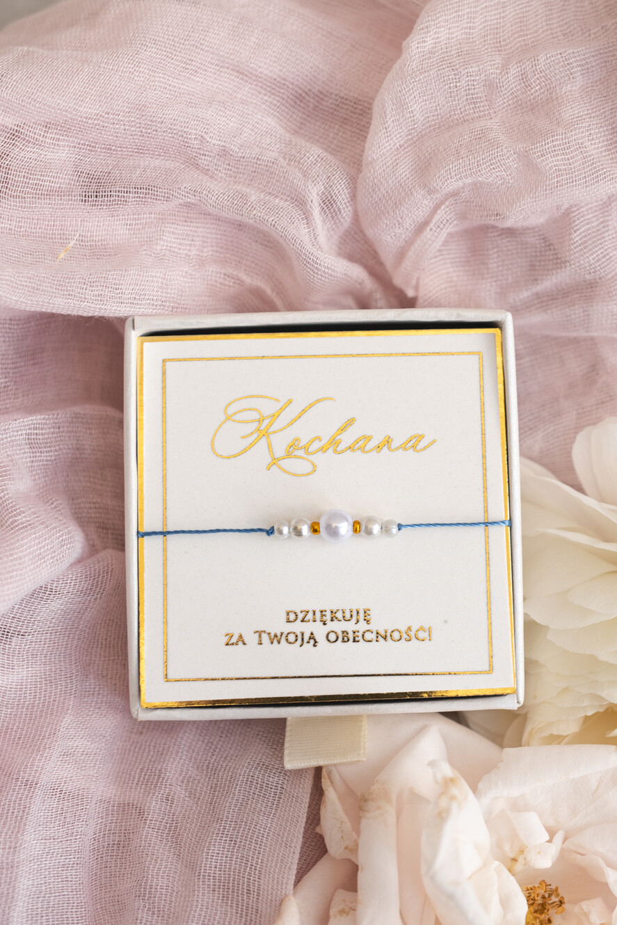 wieczór Panieński podziękowania za wieczór panieński podziękowanie za wieczór panieński- bransoletka z perłkami muszlowymi Bransoletki dla Twojego Team Bride1