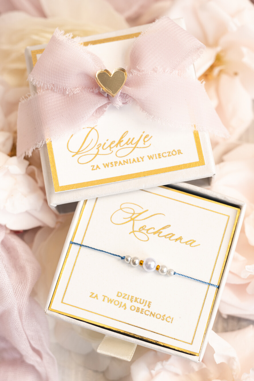 wieczór Panieński podziękowania za wieczór panieński podziękowanie za wieczór panieński- bransoletka z perłkami muszlowymi Bransoletki dla Twojego Team Bride5