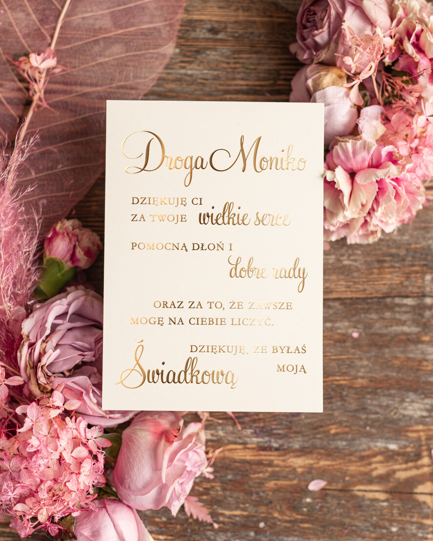 Prezenty dla świadków podziękowania dla świadkowej Ślubne podziękowanie za świadkowanie pomysł na prezenty dla świadkowej lub druhny4