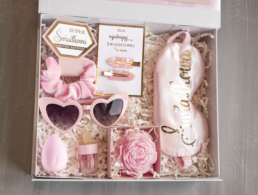 Prezenty dla świadków podziękowania dla świadkowej pomysł na prezent dla świadkowej podziękowanie za świadkowanie od młodej pary, box prezentowy dla świadkowej prezent dla druhny6