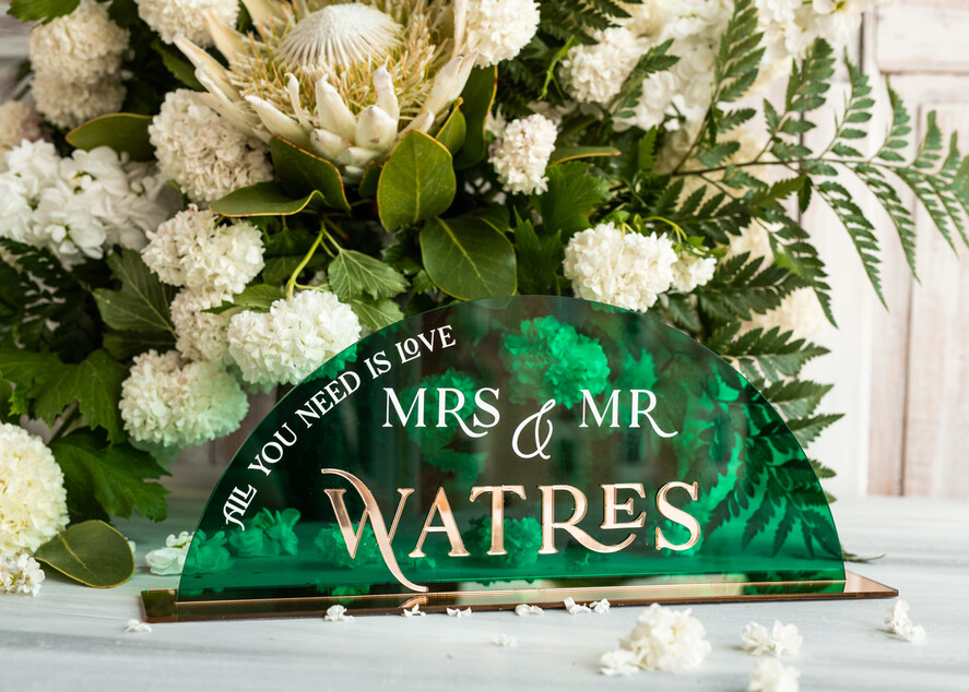 Numery na stół welurowe złote akrylowe  numerek stojak na stół weselnynapis na stół Pary Młodej, tabliczka na stól Pary Mlodej, akrylowy numerek na stół weselny tabliczka na stół weselny w stylu glamour5