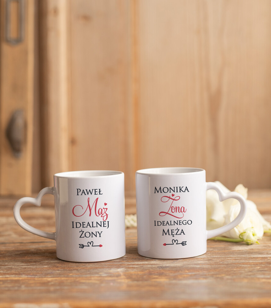  Prezenty dla Młodej Pary  Zestawy z Filiżanką lub Kubkiem kubki z nadrukiem prezent dla Pary Młodej box prezentowy pomysł na prezent 4