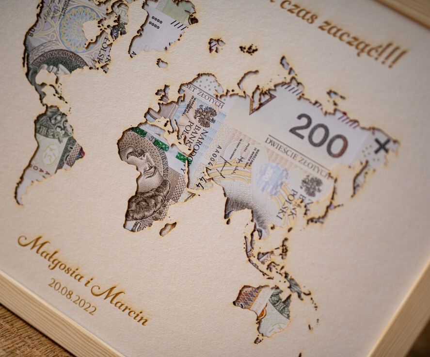  Prezenty dla Młodej Pary  Skarbonki, skrzynki na klucze, pudełka na pieniądze   Prezent dla Młodej Pary Rama Skarbonka - Pomysł na Prezent Dla Mlodej Pary Rama i życzenia1