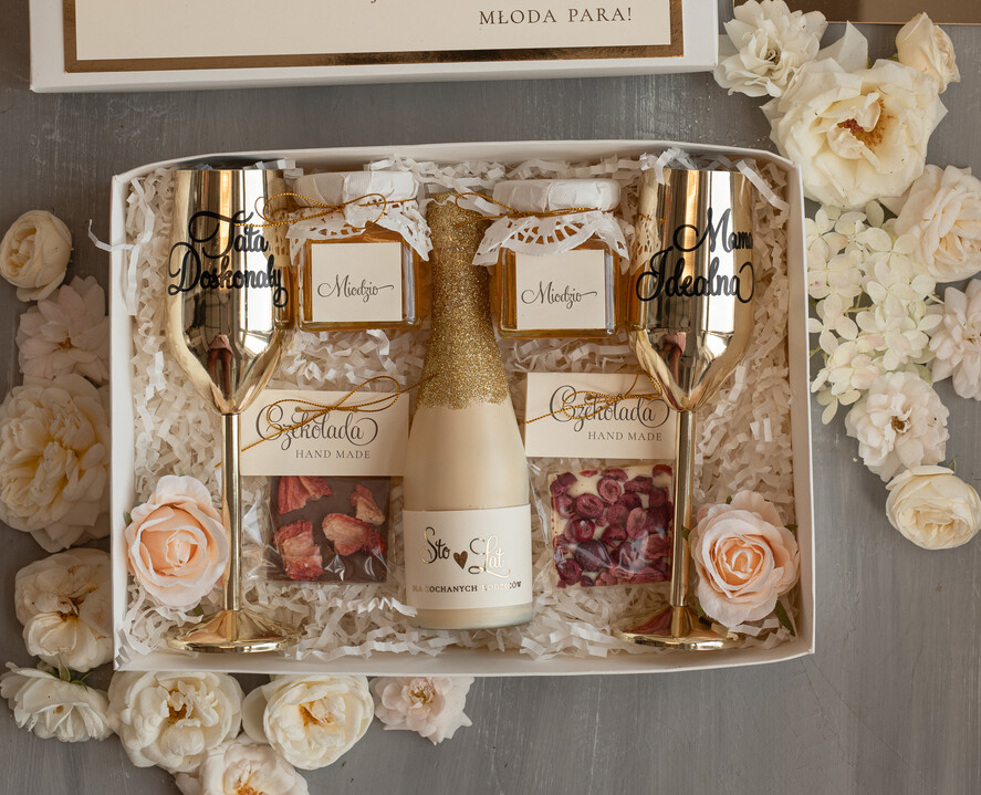 Prezenty, Podziękowania dla Rodziców zestawy prezentowe do wina i szampana  pamiątka dla Rodziców z wesela, podziękowania ślubne dla rodziców, prezent dla Rodziców na weselu, podziękowanie dla Rodziców od Młodej Pary1