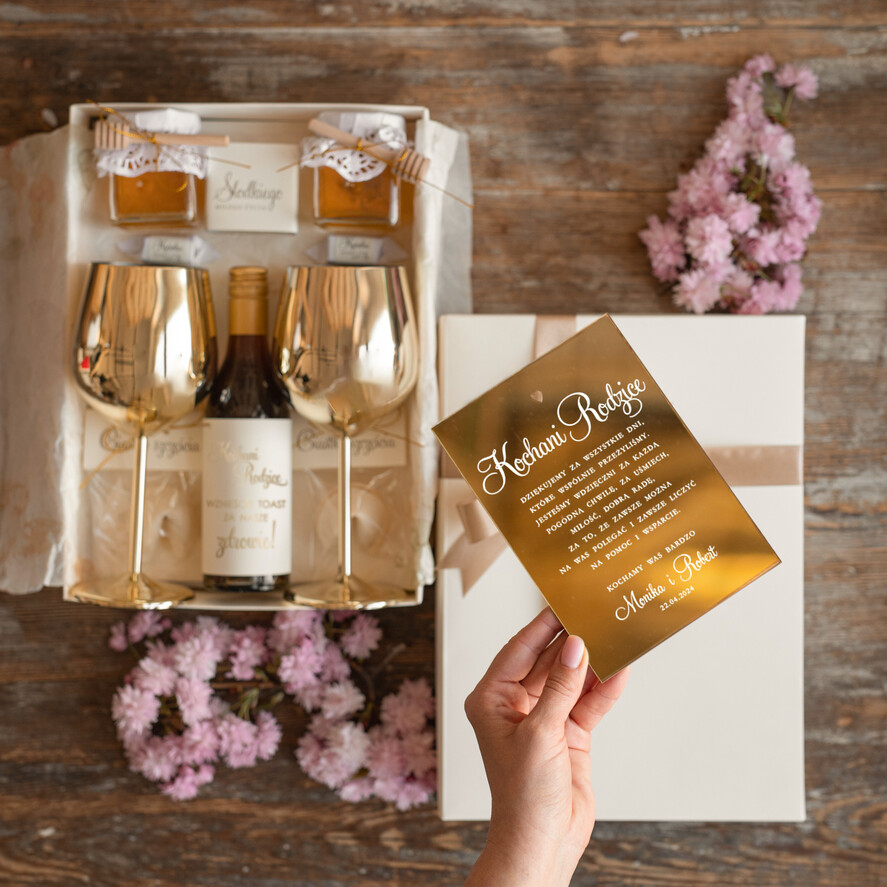 Prezenty, Podziękowania dla Rodziców zestawy prezentowe do wina i szampana  prezenty podziękowania dla rodziców, kosze zestawy dla rodziców, pudełko prezentowe dla rodziców 2