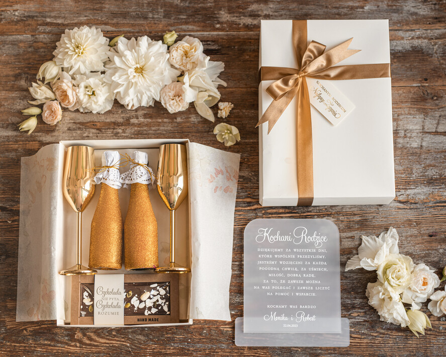 Prezenty, Podziękowania dla Rodziców zestawy prezentowe do wina i szampana  prezenty dla rodziców na wesele0