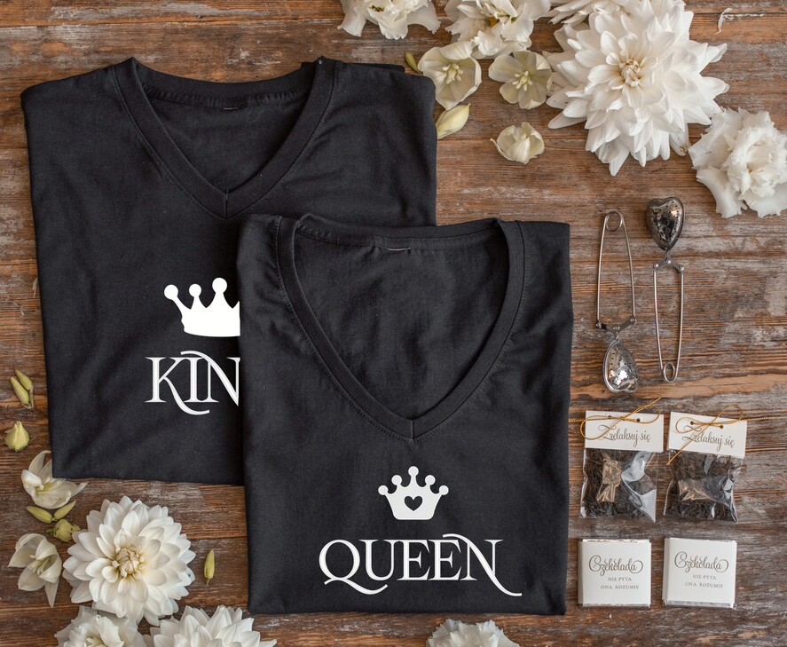  Prezenty dla Młodej Pary  zestawy koszulki z nadrukiem koszulki z nadrukiem dla Nowożeńców, super pomysł na prezent dla Pary Młodej 1