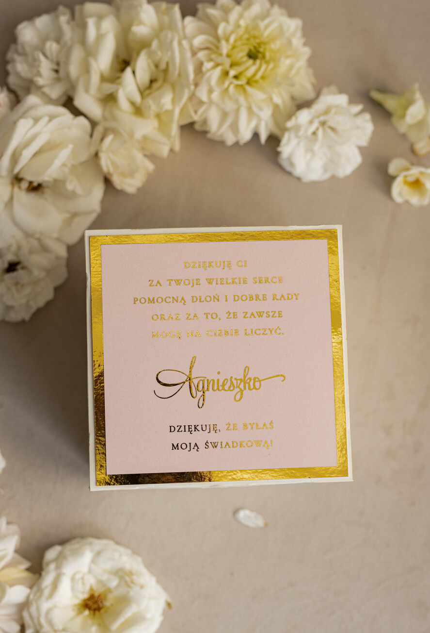 Prezenty dla świadków zestawy słodkości pudełka na prezenty Bombonierka exploding box - podziękowanie- dla świadkowej z bransoletką- czekoladki dla świadkowej - podziękowanie za świadkowanie 5