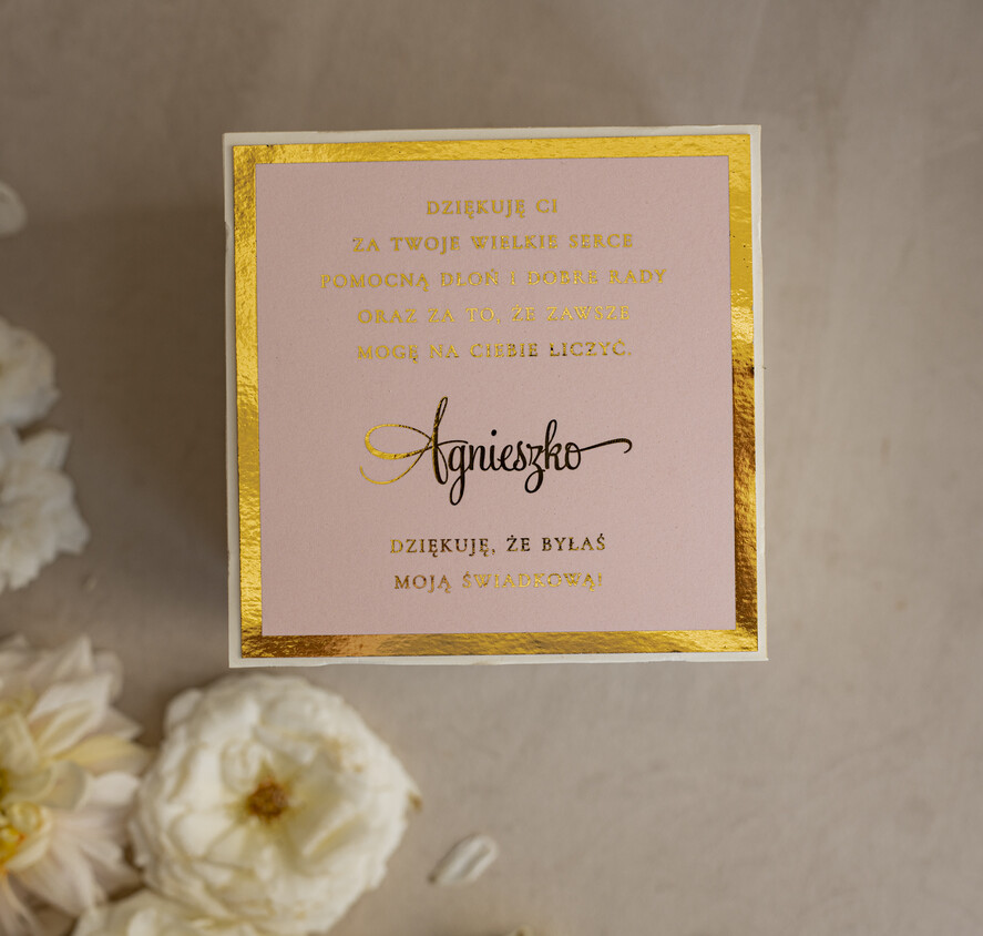 Prezenty dla świadków zestawy słodkości pudełka na prezenty Bombonierka exploding box - podziękowanie- dla świadkowej z bransoletką- czekoladki dla świadkowej - podziękowanie za świadkowanie 11