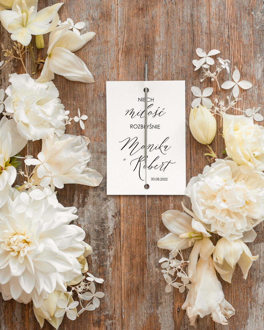 Dekoracje Sali weselnej/Dodatki do Zdjęć iskierki miłości  weselne dodatki zimne ognie na wesele zestaw karteczek, zimnych ogni i zapałek2