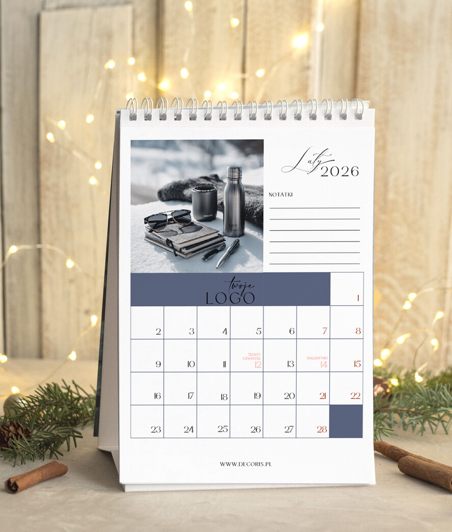 Prezenty oferta dla Firm kalendarze  Prezenty firmowe upominki biznesowe kalendarz stojący A5, prezent dla pracowników dla klientów kalendarz na biurko3