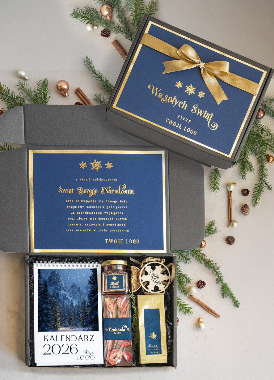 Prezenty oferta dla Firm kalendarze  Prezenty świąteczne dla klientów zestaw z kalendarzem, Upominek biznesowy terminarz z Logo firmy , Prezent firmowy dla Klientów box kosz prezentowy0