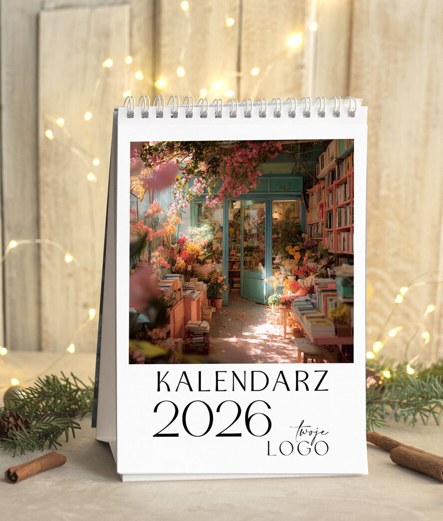 Prezenty oferta dla Firm kalendarze  Prezenty firmowe upominki biznesowe kalendarz stojący A5, prezent dla pracowników dla klientów kalendarz na biurko0