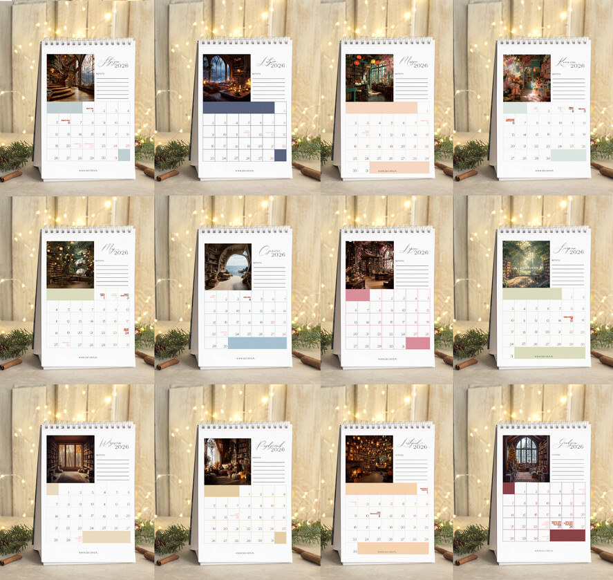 Prezenty oferta dla Firm kalendarze  Prezenty firmowe upominki biznesowe kalendarz stojący A5, prezent dla pracowników dla klientów kalendarz na biurko1