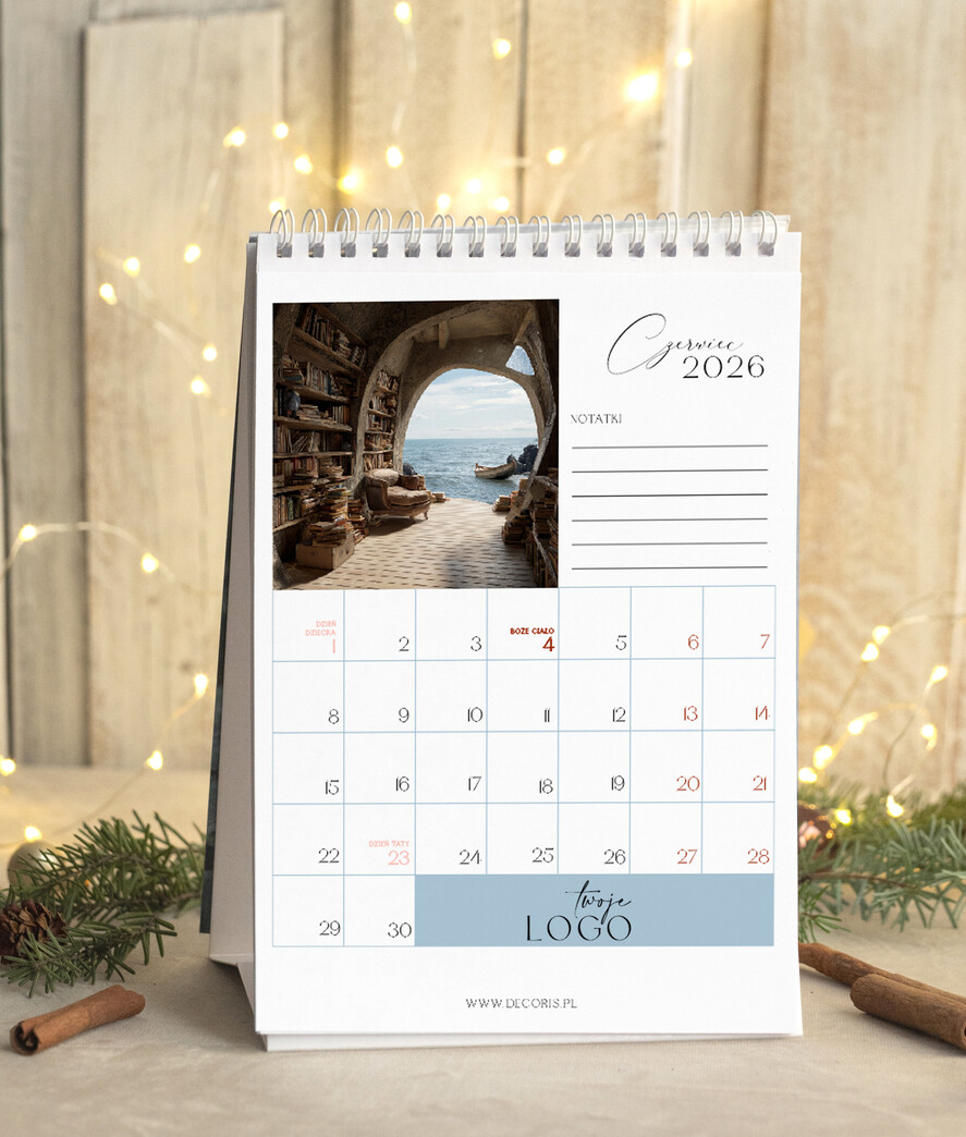 Prezenty oferta dla Firm kalendarze  Prezenty firmowe upominki biznesowe kalendarz stojący A5, prezent dla pracowników dla klientów kalendarz na biurko7