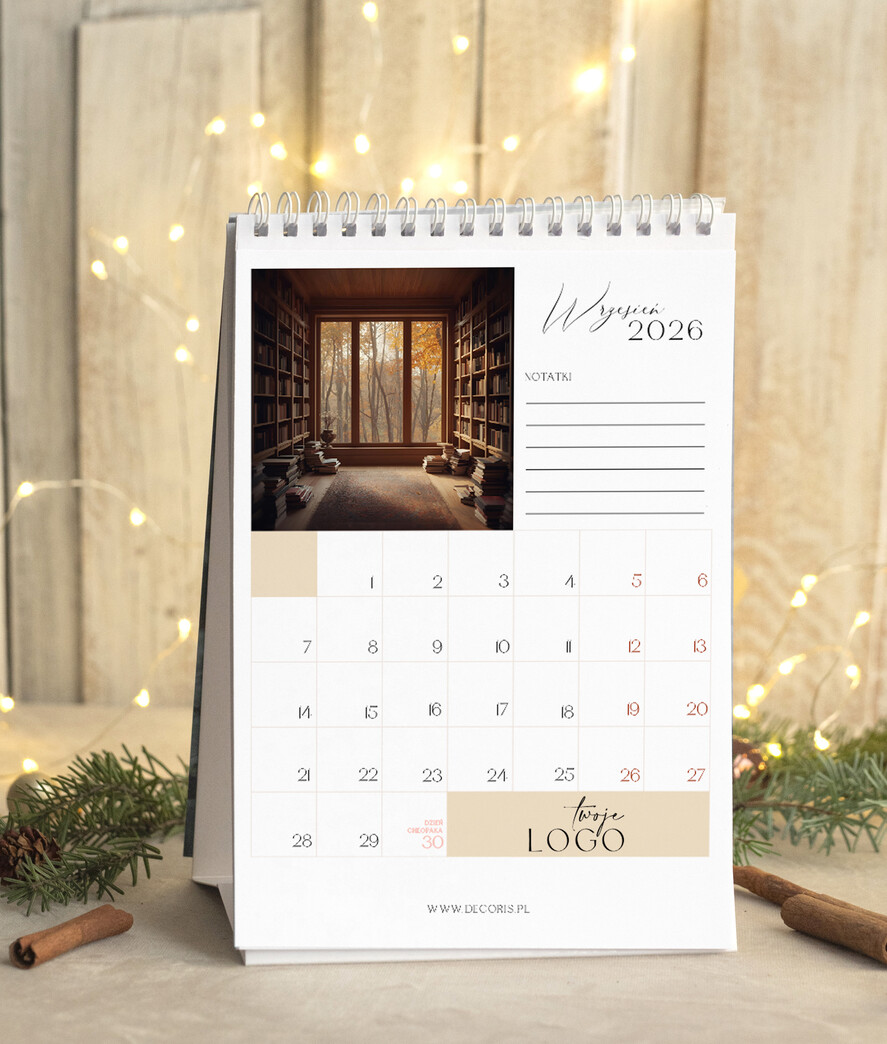 Prezenty oferta dla Firm kalendarze  Prezenty firmowe upominki biznesowe kalendarz stojący A5, prezent dla pracowników dla klientów kalendarz na biurko10