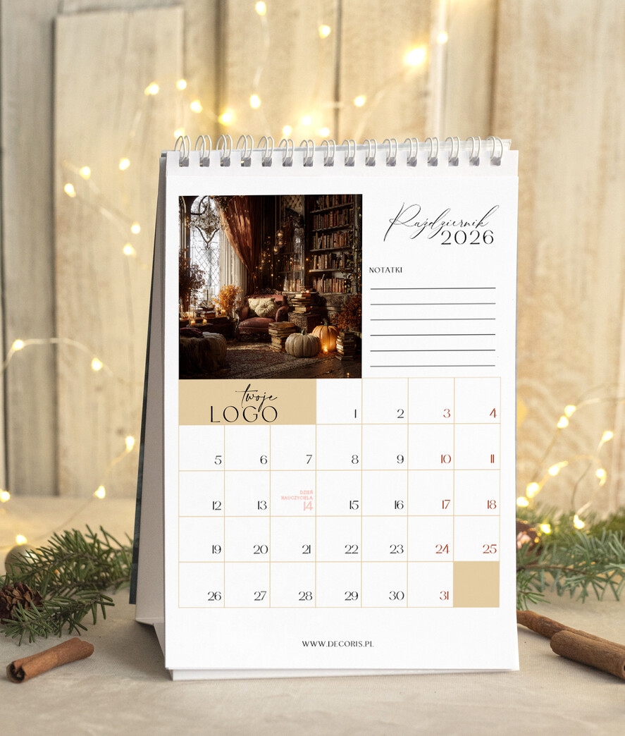 Prezenty oferta dla Firm kalendarze  Prezenty firmowe upominki biznesowe kalendarz stojący A5, prezent dla pracowników dla klientów kalendarz na biurko11