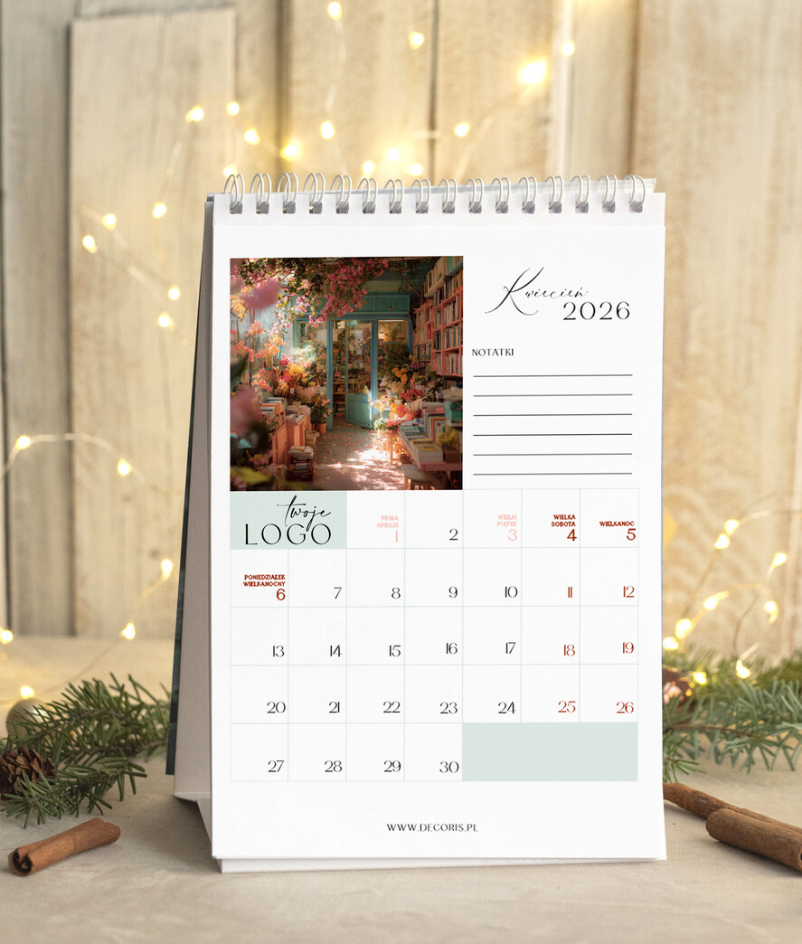 Prezenty oferta dla Firm kalendarze  Prezenty firmowe upominki biznesowe kalendarz stojący A5, prezent dla pracowników dla klientów kalendarz na biurko5