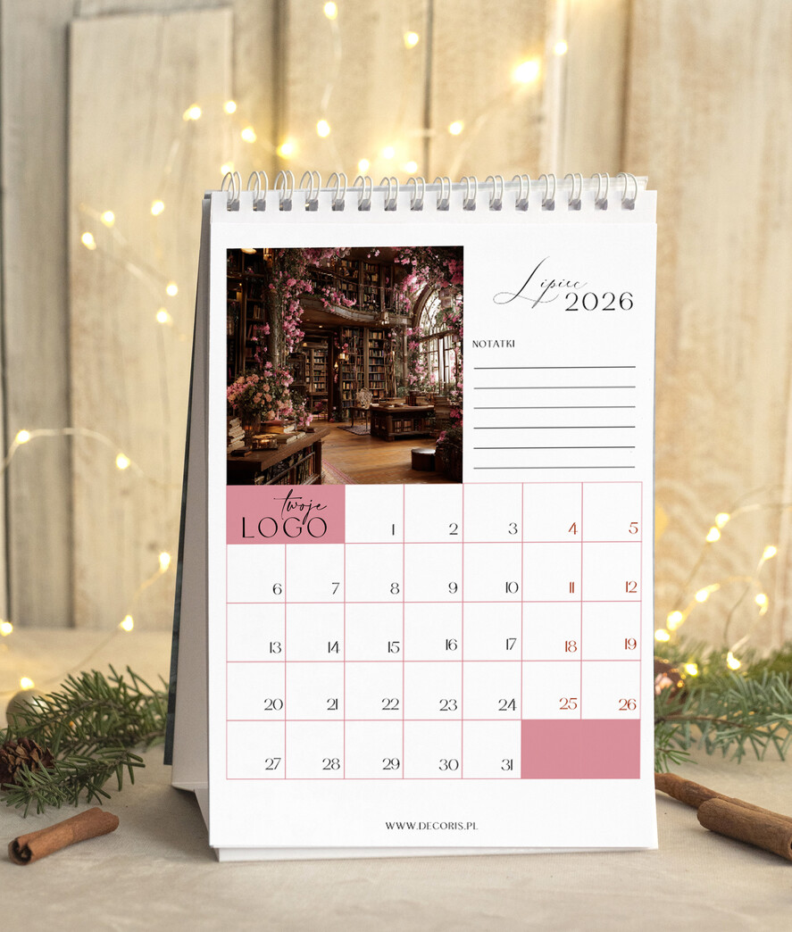 Prezenty oferta dla Firm kalendarze  Prezenty firmowe upominki biznesowe kalendarz stojący A5, prezent dla pracowników dla klientów kalendarz na biurko8