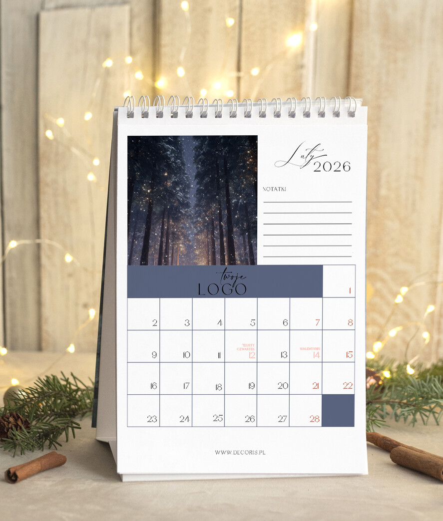 Prezenty oferta dla Firm kalendarze  Prezenty firmowe upominki biznesowe kalendarz stojący A5, prezent dla pracowników dla klientów kalendarz na biurko3
