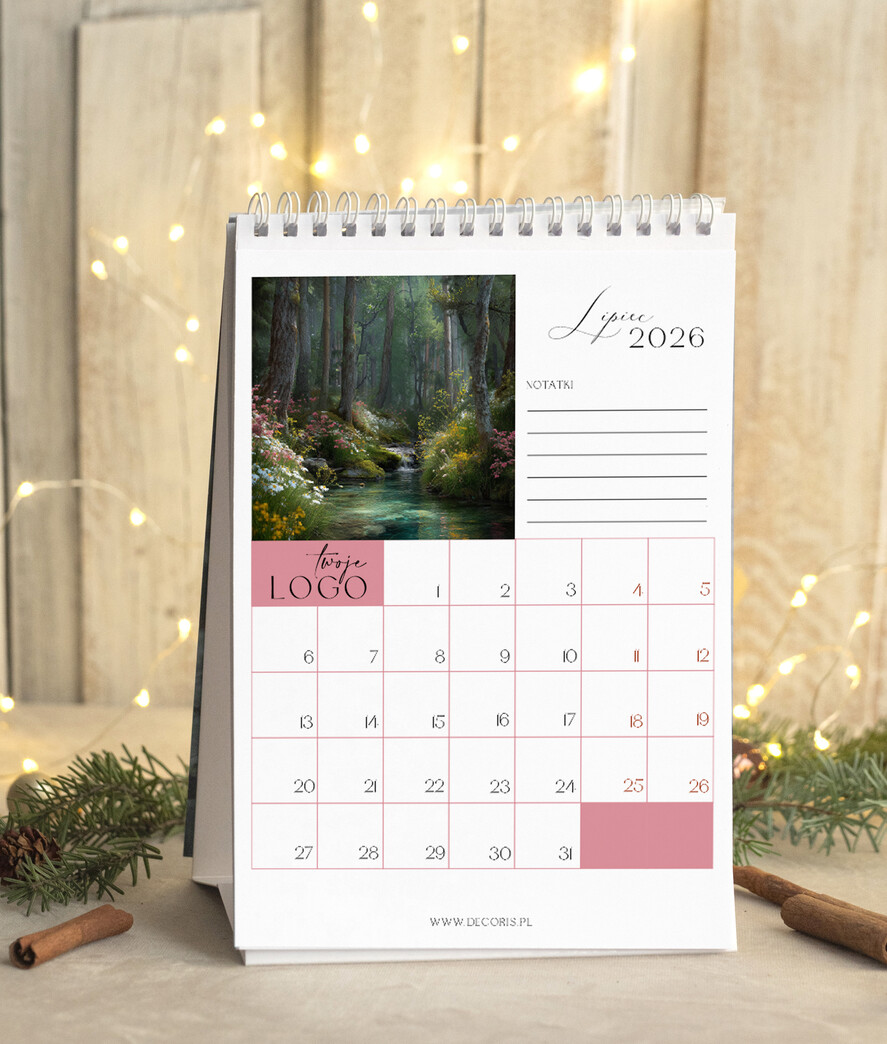 Prezenty oferta dla Firm kalendarze  Prezenty firmowe upominki biznesowe kalendarz stojący A5, prezent dla pracowników dla klientów kalendarz na biurko8
