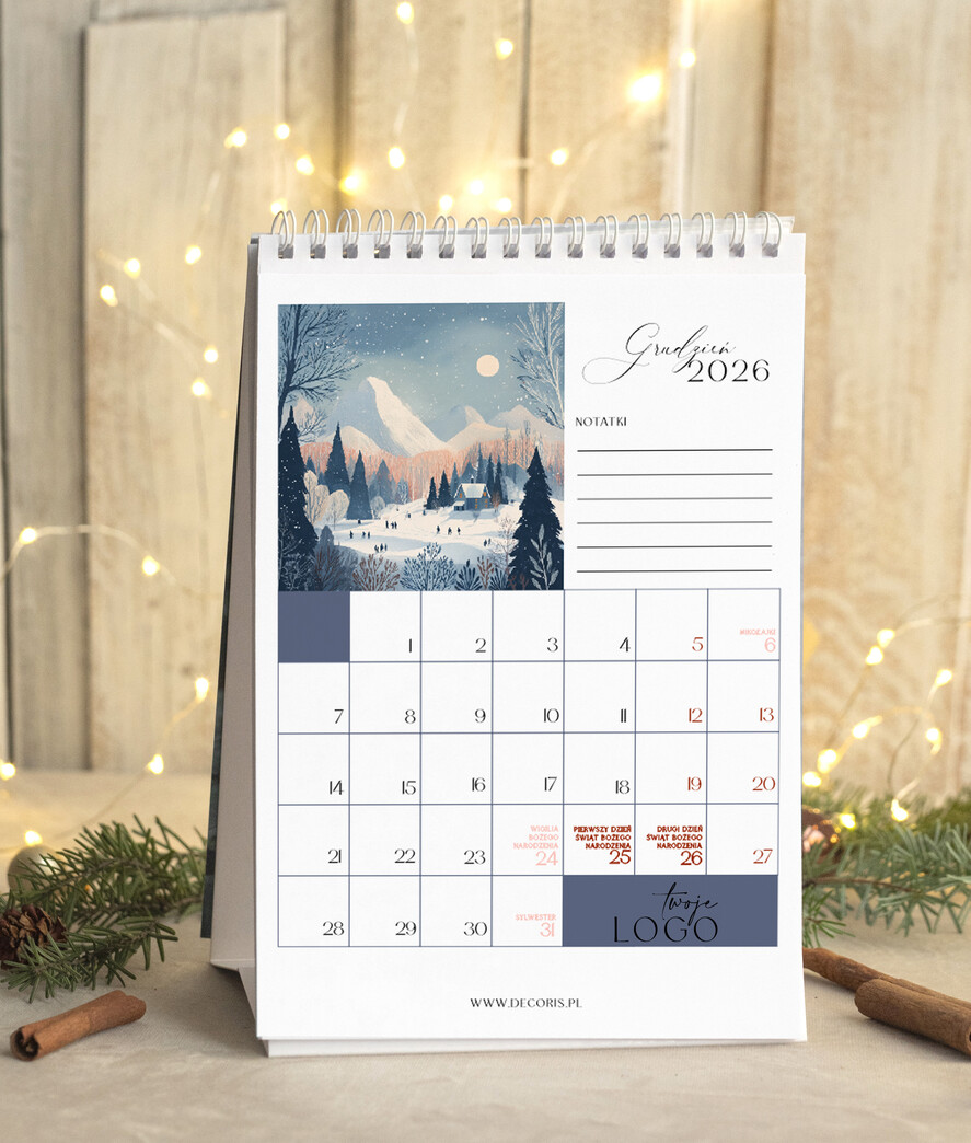 Prezenty oferta dla Firm kalendarze  Prezenty firmowe upominki biznesowe kalendarz stojący A5, prezent dla pracowników dla klientów kalendarz na biurko13