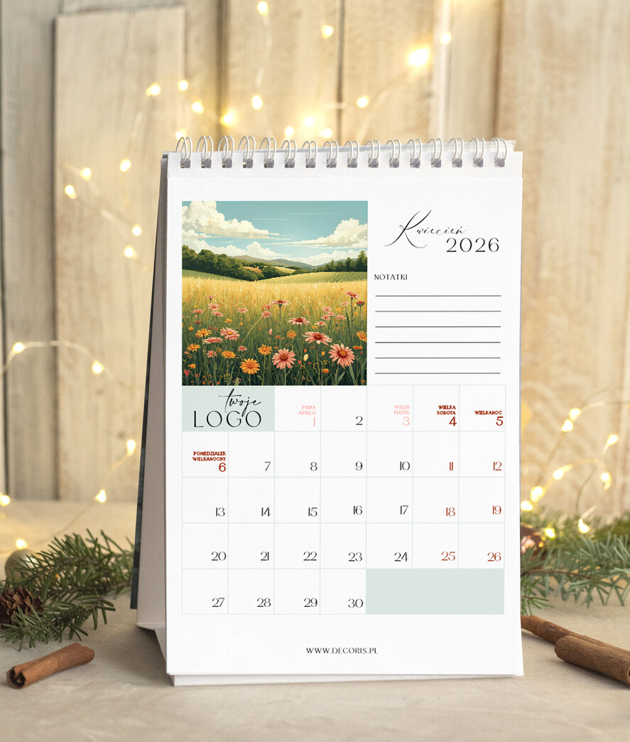 Prezenty oferta dla Firm kalendarze  Prezenty firmowe upominki biznesowe kalendarz stojący A5, prezent dla pracowników dla klientów kalendarz na biurko5