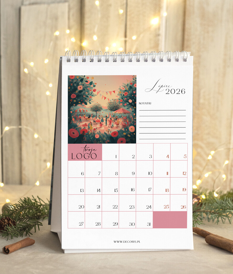 Prezenty oferta dla Firm kalendarze  Prezenty firmowe upominki biznesowe kalendarz stojący A5, prezent dla pracowników dla klientów kalendarz na biurko8