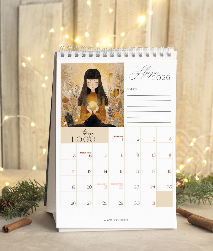Prezenty oferta dla Firm kalendarze  Prezenty firmowe upominki biznesowe kalendarz stojący A5, prezent dla pracowników dla klientów kalendarz na biurko2