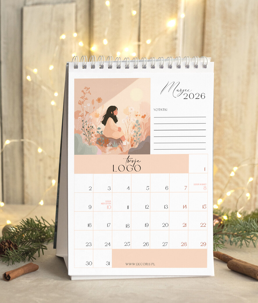 Prezenty oferta dla Firm kalendarze  Prezenty firmowe upominki biznesowe kalendarz stojący A5, prezent dla pracowników dla klientów kalendarz na biurko4