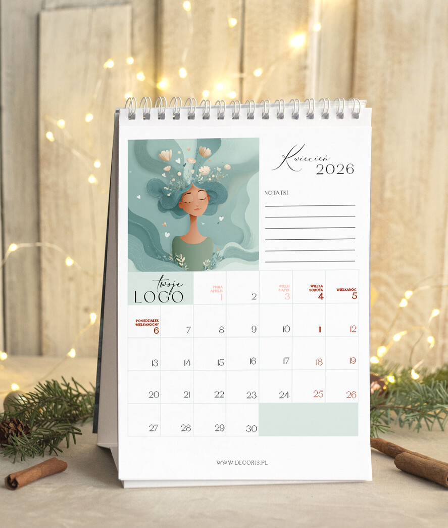 Prezenty oferta dla Firm kalendarze  Prezenty firmowe upominki biznesowe kalendarz stojący A5, prezent dla pracowników dla klientów kalendarz na biurko5