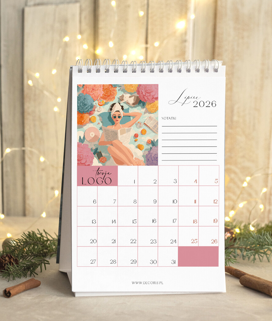 Prezenty oferta dla Firm kalendarze  Prezenty firmowe upominki biznesowe kalendarz stojący A5, prezent dla pracowników dla klientów kalendarz na biurko8