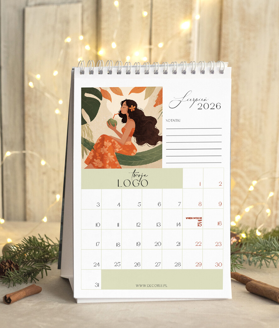 Prezenty oferta dla Firm kalendarze  Prezenty firmowe upominki biznesowe kalendarz stojący A5, prezent dla pracowników dla klientów kalendarz na biurko9