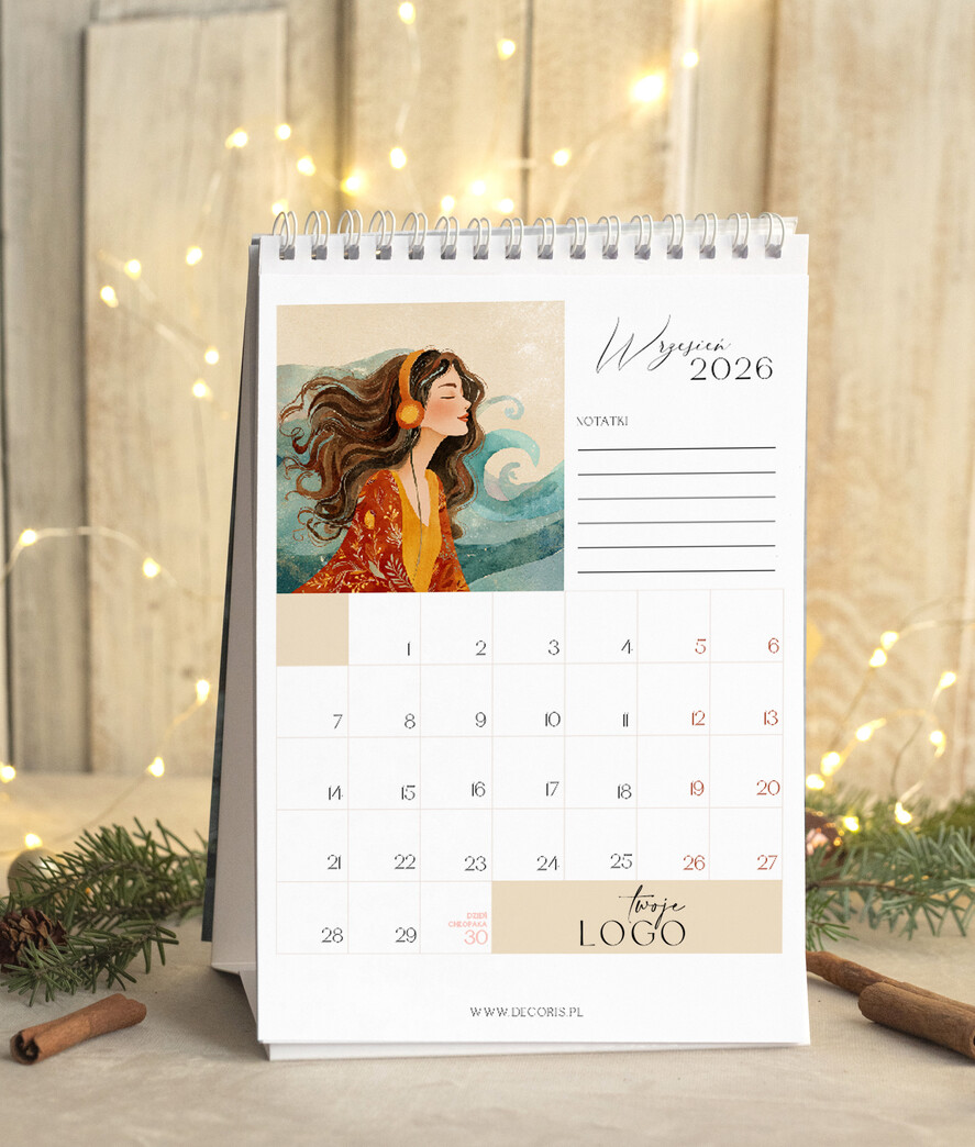 Prezenty oferta dla Firm kalendarze  Prezenty firmowe upominki biznesowe kalendarz stojący A5, prezent dla pracowników dla klientów kalendarz na biurko10